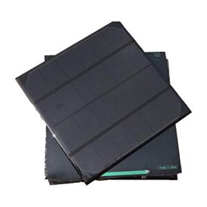 XINI INDUSTRIAL 5pcs 4.5w 6v 700ma 165x165mm Mini Monocrystalline Silicon Solar Panel Module DIY Polysilicon Solar Epoxy Cell Charger