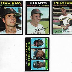 1971 Topps Baseball Complete 752 Card Set Exmt to Nrmt Clean