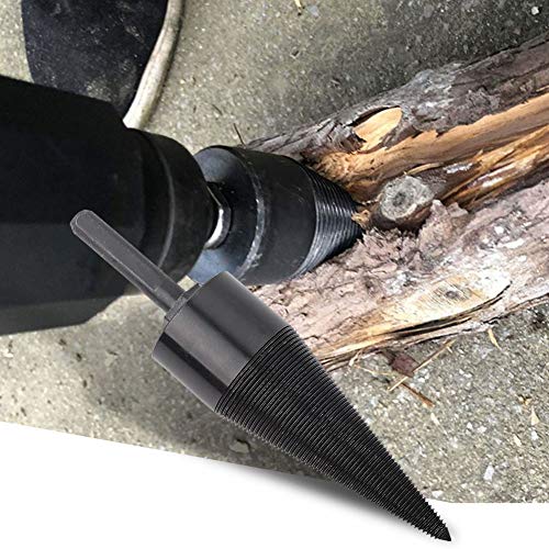 Deep Thread Firewood Split Drill Bit, Firewood Splitter, Easy Use for Wood Chopping Firewood Split Drill Bit Wood Splitter Tool Electric Drill