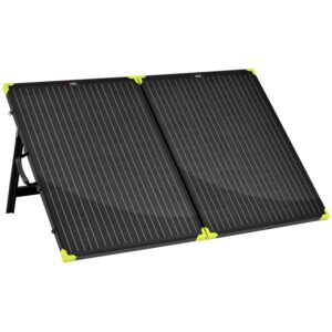 rich solar 200w monocrystalline portable solar panel foldable suitcase solar panel built-in kickstand