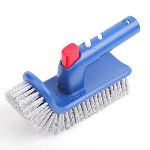 Sepetrel Pool Brush Head for Cleaning Pool Walls,Steps & Corners,Rotatable Hand Scrub Brushes,for Inground/Above Ground Swimming Pool,Spa, Bathroom, Hot Tub, Kitchen