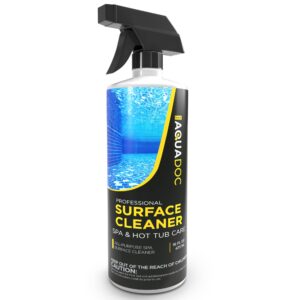 mav aquadoc spa cleaner & hot tub cleaner spray - best spa surface cleaner for hot tubs, jacuzzi cleaner & hot tub surface cleaner for spa that works as a jacuzzi cleaner & tub cleaner 16oz