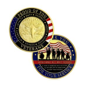 thank you for your service military commemorative coins veterans challenge coin