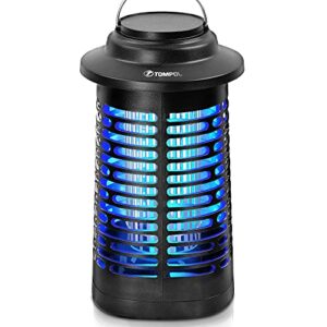 tompol bug zapper for indoor and outdoor, 4200v electric mosquito zapper, high powered pest control waterproof, insect killer for home, kitchen, backyard, camping