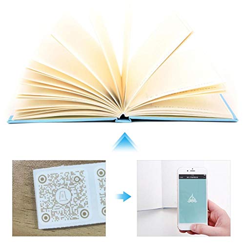 Jeanoko with Bag Voice Recorded Binding Book Lovely Cute Audio Notebook Stationery Boys Girls for DIY Birthday Gift Handbook