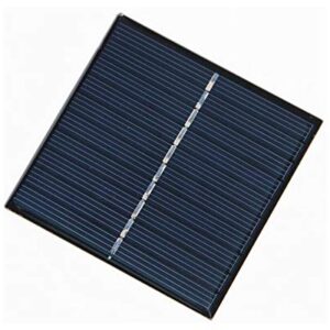 XINI INDUSTRIAL 5pcs 0.8w 5v 160ma 80x80mm Mini Monocrystalline Silicon Solar Panel Module DIY Polysilicon Solar Epoxy Cell Charger