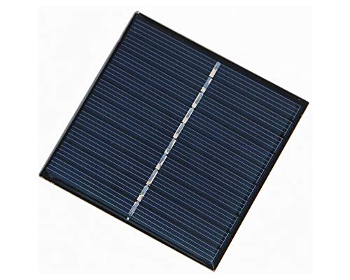 XINI INDUSTRIAL 5pcs 0.8w 5v 160ma 80x80mm Mini Monocrystalline Silicon Solar Panel Module DIY Polysilicon Solar Epoxy Cell Charger