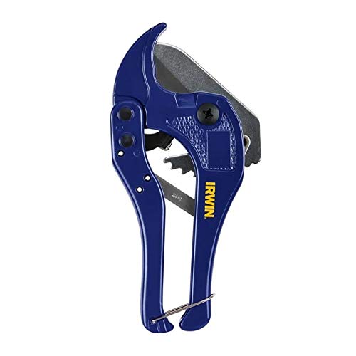 IRWIN RATCHETING PVC CUTTER 1.5" CAPACITY