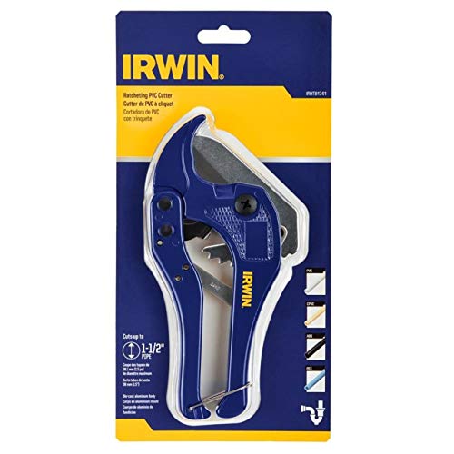 IRWIN RATCHETING PVC CUTTER 1.5" CAPACITY