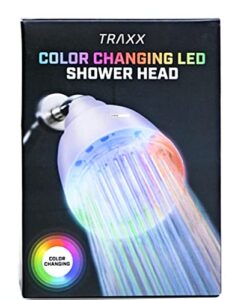 securethetech color changing led shower head rainfall high pressure color changing shower head