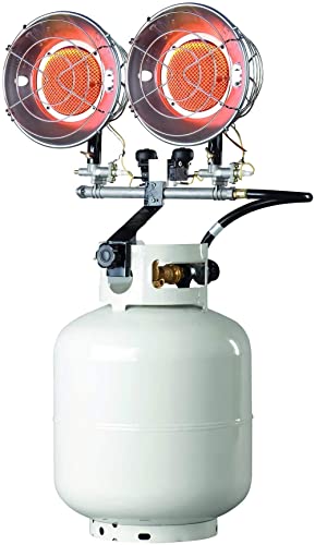 8,000-30,000 BTU Double Tank top Heater, Portable Outdoor Propane Heater