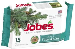 jobe's 01661 evergreen fertilizer spikes, 15, brown - 1 pack, 1661161220-n