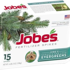 Jobe's 01661 Evergreen Fertilizer Spikes, 15, Brown - 1 Pack, 1661161220-n