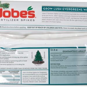 Jobe's 01661 Evergreen Fertilizer Spikes, 15, Brown - 1 Pack, 1661161220-n
