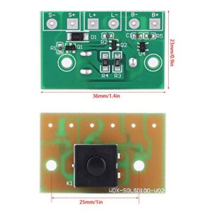 Three-Levels Switch Circuit Board with Switch Clear Connection Solar Lamp Controller Module Industrial for 3.7V Battery