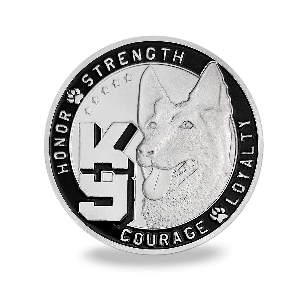 K9 Police Challenge Coin Law Enforcement Officer Canine Military Coins