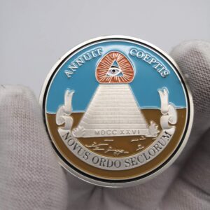 Masonic Challenge Coin Master Mason Freemason Brotherhood Coin