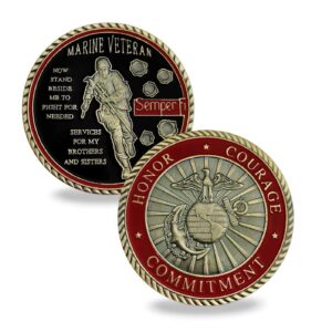 usmc veteran military coin marine corps semper fi military challenge coin