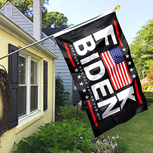 XIFAN Premium Funk Fuck Joe Biden FJB Flag 3x5 ft, Anti Biden Banner, Quality Polyester, Brass Grommets Indoor Outdoor Decoration