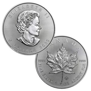 2021 canadian maple leaf $5 brilliant uncirculated