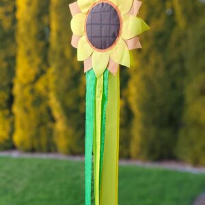 Madrona Brands Sunflower Windsock | Durable Outdoor Hanging Decoration | Yard, Garden, Patio, Home and More | 42-Inch