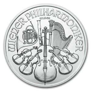 2021 at austrian philharmonics silver coin 1 oz 999 fine silver 1.50 euro brilliant uncirculated
