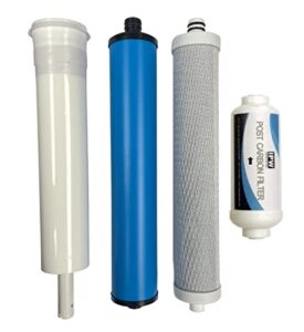 reverse osmosis pre- and post- filter set with membrane ro compatible with microline 435 by ipw industries inc.