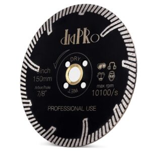 Diapro 6" Granite Blade Diamond Cutting Blade for Cutting and Grinding Granite Marble Porcelain Tile (6"-1pc)…