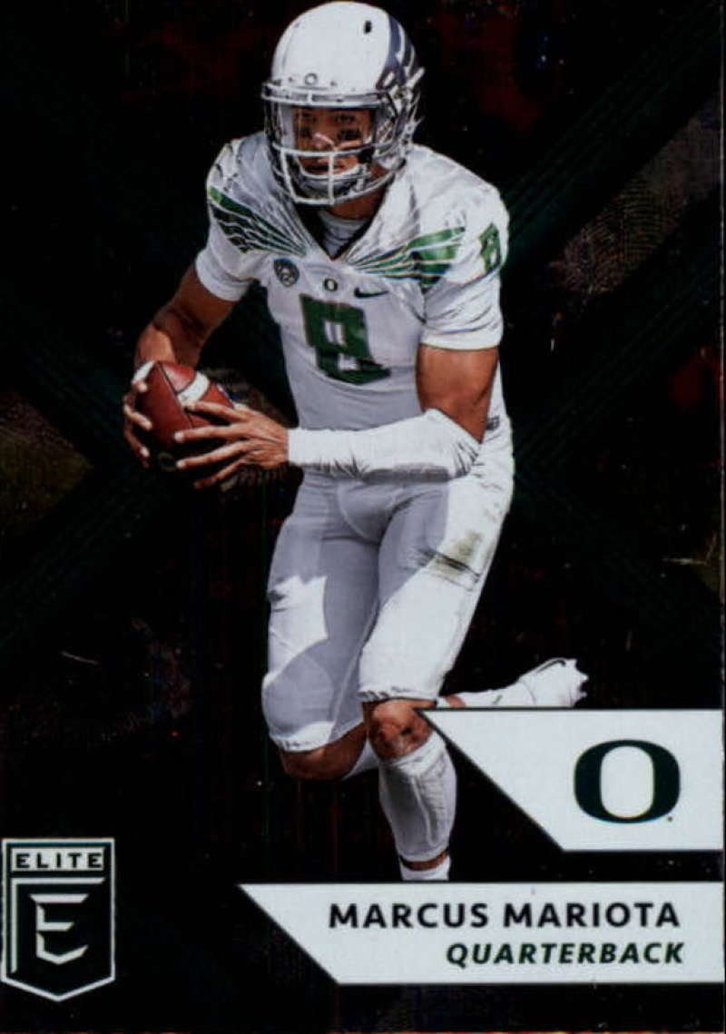 2018 Panini Elite Draft Picks #68 Marcus Mariota Oregon Ducks Football Card