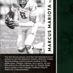 2018 Panini Elite Draft Picks #68 Marcus Mariota Oregon Ducks Football Card