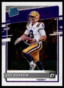 football nfl 2020 panini chronicles draft picks donruss optic rated rookies draft picks #1 joe burrow