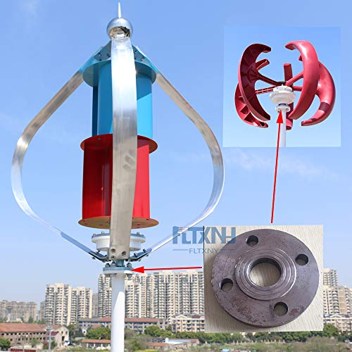 Carbon Steel Wind Turbine Flange For Connection With Pole 100w To 800w Wind generator Use (DN20)