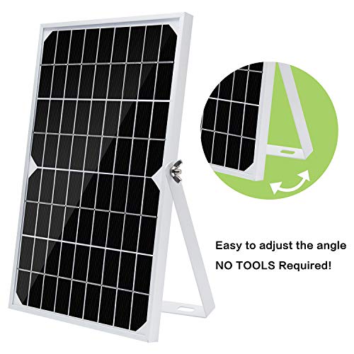 Topsolar 10W 12V Solar Panel kit + 10A PWM Solar Charge Controller + Adjustable Mount Tilt Rack Bracket + Solar Cable for Car RV Marine Boat 12 Volt Battery Off Grid