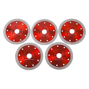 tysun 5 pcs 4.5 inch diamond saw blade tile blades cutting disc wheel for cutting porcelain tiles granite marble ceramics