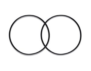 ipw industries inc. compatible ao-wh-std-or-2 - whole house water filter o-rings 3.44 inch 9 cm actual diameter fits housings designed for 2.5 inch filters - 2 pack