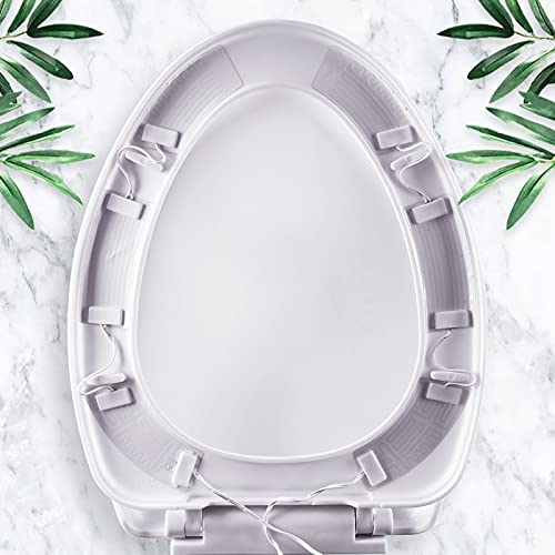 OLYDON Heated Toilet Seat Warmer，Waterproof Elongated Heated Sticker, Easy Disassembly and Installation, Universal Fit Toilet Seat Heater