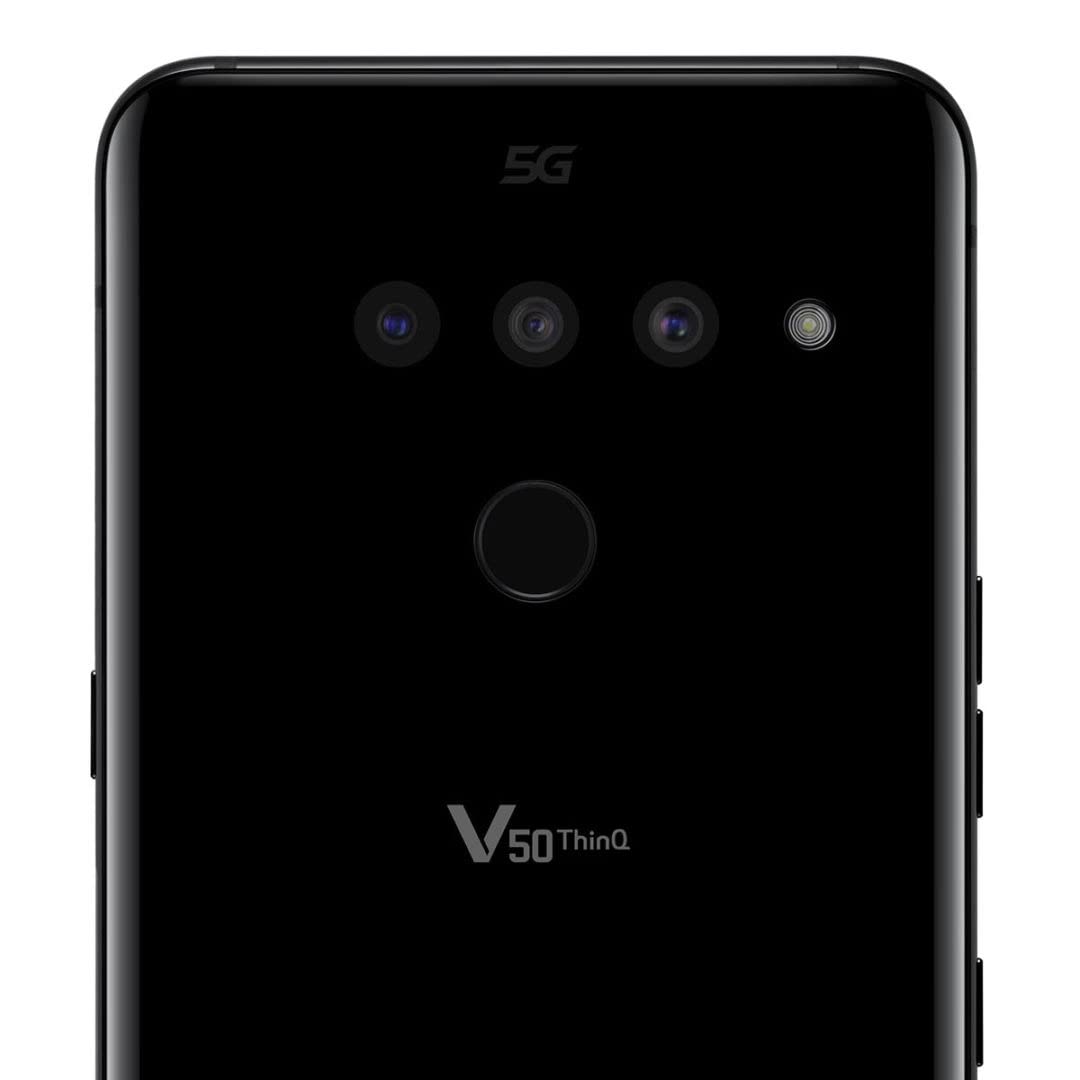 LG V50 ThinQ 5G 128GB LM-V450 5G Smartphone (Black, Verizon Locked)