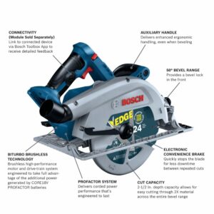 BOSCH GKS18V-25CN PROFACTOR™ 18V Connected-Ready 7-1/4 In. Circular Saw (Bare Tool)