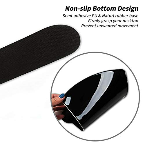 Wrist Rest for Computer Keyboard and Mouse Pad with Wrist Support Gel, Blue Ocean Ergonomic Mousepad Comfortable Keyboard Pad Set Non-Slip Base Come with A Cute Coaster