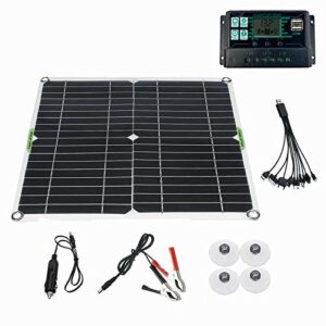 fauge 200w watt solar panel kit 12volt battery charge controller for rv caravan boat -with 50a controller