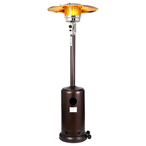 EVOOP 48000-BTU Copper Iron Floorstanding Liquid Propane Patio Heater