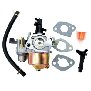 carburetor compatible with powerland pdst24 pdst24e 24" 196cc 6.5 hp ohv gas powered and electric start snow thrower blower