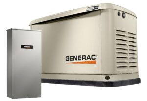 generac 7228 18kw air cooled guardian series home standby generator with 200-amp transfer switch - comprehensive protection - smart controls - versatile power - wi-fi connectivity - real-time updates