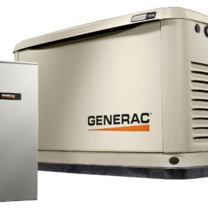 Generac 7228 18kW Air Cooled Guardian Series Home Standby Generator with 200-Amp Transfer Switch - Comprehensive Protection - Smart Controls - Versatile Power - Wi-Fi Connectivity - Real-Time Updates