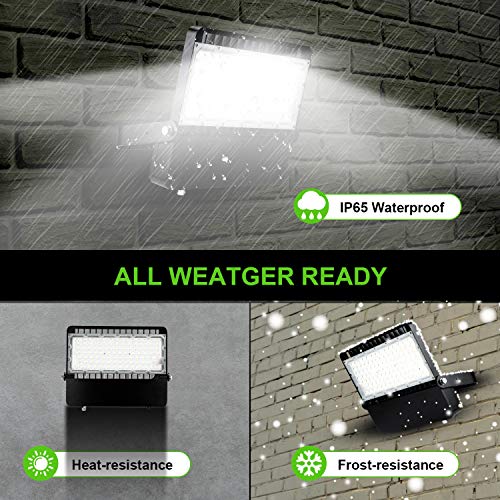 LEDMO 1500W Eq 31200LM LED Stadium Lights for Outdoor Sports - High-Intensity 240W Floodlights for Energy-Efficient Illumination of Large Venues, Waterproof & Durable Commercial Lighting (3 Pack)