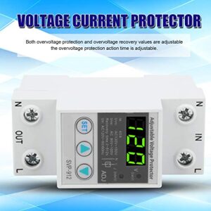 SVP912 120VAC Self Recovery Under Voltage Protector Adjustable Voltage Protective Device Automatic Reset Protection Switch (40A)