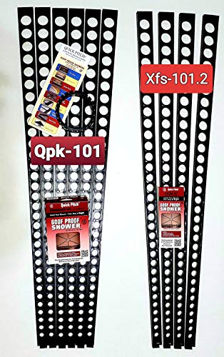 Bundle of 2 Items; Quick-Pitch Kit QPK-101 + (4) Quick Pitch Extra Float Sticks XFS-101.2, Black