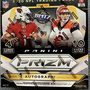 2020 Panini Prizm NFL Football MEGA box (40 cards/box) 1 Autograph per box