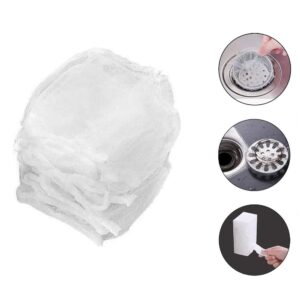 Kitchen Sink Strainer Mesh Bag- 200 PCS Disposable Sink Net Strainer Filter Bags for Sink Drain for Collecting Kitchen Food Waste Leftover Garbage