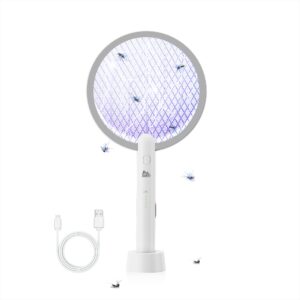 pal&sam bug zapper, mosquito killer usb/rechargeable, electric fly swatter lamp & racket 2 in 1 for home, bedroom, kitchen, patio (bz02)